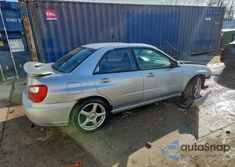2004 Subaru Impreza Wrx из США, поврежденный, VIN JF1GD29604G514391